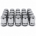 WheelNutz Chrome Wheel Nuts Set 20 Piece – high-shine chrome finish, durable steel construction for JDM and aftermarket wheels