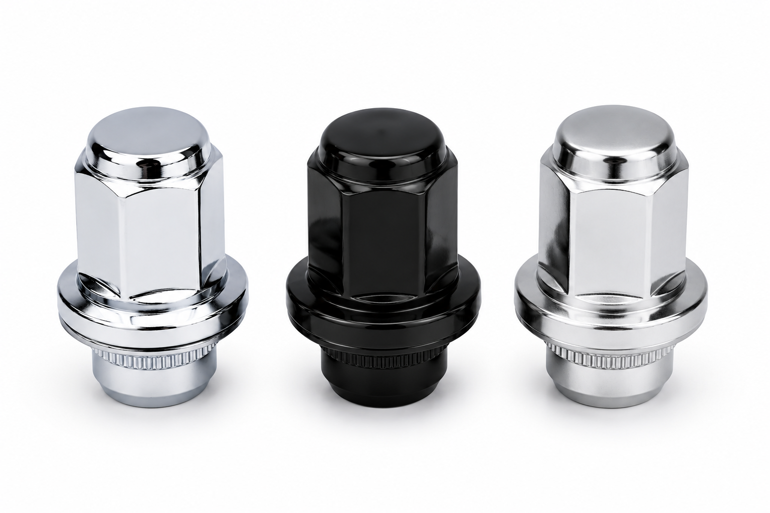 Factory Style Wheel Nuts with Integrated Washer - M12 x 1.5 (20/24 Piece Set)