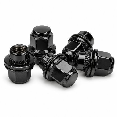 Factory Style Wheel Nuts with Integrated Washer - M12 x 1.5 (20/24 Piece Set)