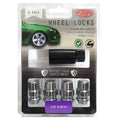 SAAS Chrome Splined Lock Wheel Nuts – 1/2" RH - 4 Pack